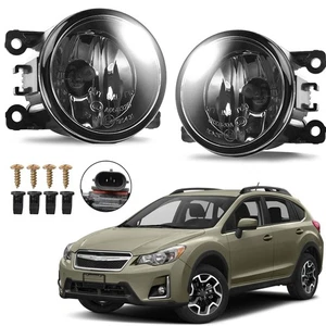 ✅For Subaru XV Crosstrek 2014-2020 Fog Lights w/ Halegon Bulbs Front Bumper Lamp - Picture 1 of 13