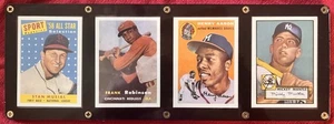 1991 Topps East Coast National Reprint Set of 4- Mantle,Robinson,Aaron, Musial - Picture 1 of 2