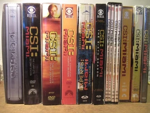 CSI Miami DVD Complete Series Seasons 1-9 + Final Free USA Shipping - Picture 1 of 2