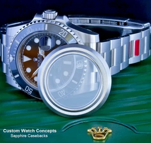 Sapphire Caseback compatible to Rolex Explorer 226570 - Picture 1 of 12