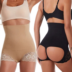 HIGH WAIST BOOTY INVISIBLE BUTT LIFTER SHAPER PANTY TUMMY CONTROL BOY SHORTS - Picture 1 of 30
