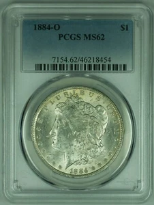 1884-O Morgan Silver Dollar  PCGS MS-62   (25) - Picture 1 of 2