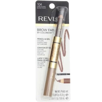 SM Revlon Brow Fantasy Pencil and Gel 104 Dark Blonde Eyebrow Color X 2 Counts - Image 1 of 2
