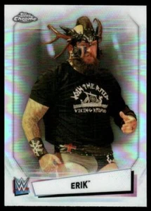 2021 Topps Chrome WWE Erik 20 Refractors - Picture 1 of 2