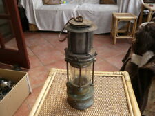 Seltene Vintage Original Antik Messing Miners lamp Typ HCP Patterson Lampen