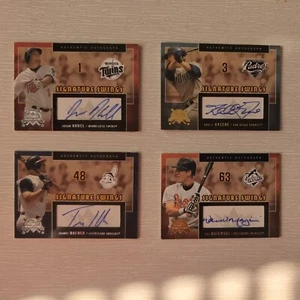 Four 2005 Fleer Signature Swings auto cards National Pastime🔥🔥 - Picture 1 of 12