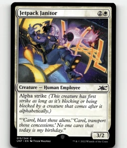 MTG Unfinity Jetpack Janitor #15 Regular Common - Picture 1 of 1