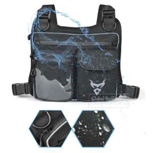 Universial Waterproof Men Tactical Chest Bag Rig Bag Vest Chest Waist Pack Bag - Imagen 1 de 13