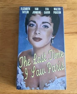 The Last Time I Saw Paris Elizabeth Taylor Eva Gabor 1993 VHS Factory Sealed - Picture 1 of 2