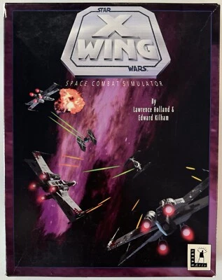 G1211 Star Wars X-Wing IBM DOS PC Computer 3.5 Video Game Space Combat Simulator - Image 1 of 4