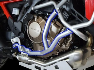 Pare carters Heed HONDA CRF 1100 Africa Twin (2024 - ) - inférieur, argenté - Photo 1/4