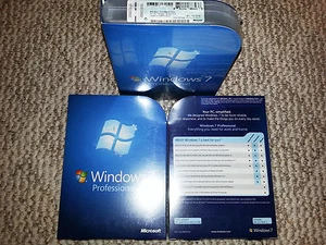 Microsoft Windows 7 Professional,SKU FQC-00129,Sealed Retail Box,32-bit,64-bit - Picture 1 of 1