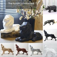 Löwe Wolf Leopard Tier Totem Ornamente Deko Figur Dekofiguren Haus Dekofiguren Löwe Wolf Leopard Tier Totem Ornamente Deko Figur Dekofiguren Haus Dekofiguren