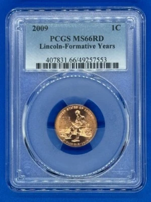 2009 1C PCGS MS66RD Lincoln-Formative Years - Image 1 of 3