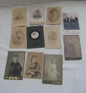 11 C. 1890-1905 CARTES DE VISITE VARIOUS SUBJECTS, PHOTOGRAPHERS, COUNTRIES & CI - Picture 1 of 2