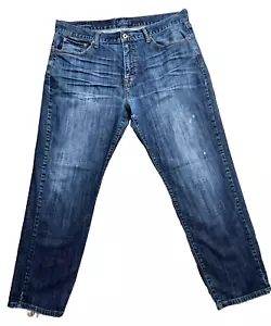 Lucky Brand 221 Original Straight Jeans Herren 38x30 Blau Denim Stretch Distressed - Bild 1 von 16