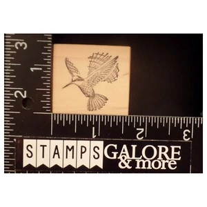 PSX Rubber Stamps C-166 FLYING HUMMINGBIRD BIRD ANIMAL #T23 - Picture 1 of 2