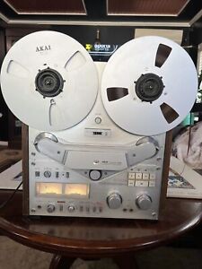 Akai Gx-636 10.5” Reel to Reel Tape Deck Recorder - For Parts Not Working
