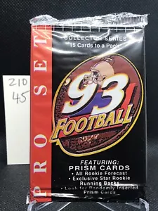 1993 Pro Set NFL Football Factory Sealed Pack (1) w/ Prism Cards NRMT - Picture 1 of 2