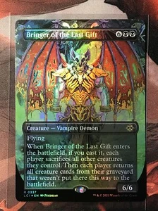 MTG Bringer of the Last Gift FOIL Borderless Lost Caverns of Ixalan LCI 0337 NM - Picture 1 of 1