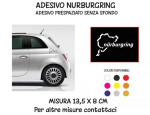 ADESIVO NURBURGRING STICKER DECAL TUNING PISTA MOTO AUTO RACING GERMANY - Imagen 1 de 2