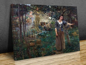 Jeanne d'Arc Jules Bastien - Lepage montierter Leinwanddruck fertig zum Aufhängen - Bild 1 von 9