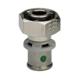 Viega Verschraubung mit SC Sanfix P 2181 in 16mm x G3/4 Rotguss vernickelt - Bild 1 von 6