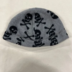 Gap Kids Beanie Gray Skull Size L - Picture 1 of 3
