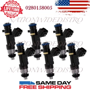 6x OEM Bosch Fuel Injectors for 03-09 Nissan Altima Maxima Murano Quest 3.5L V6 - Picture 1 of 5