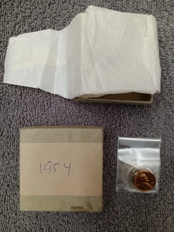 1954 Proof Set, with OGP (mid-20th century box) Cover