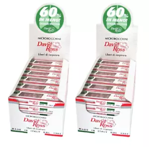 720 Microbocchini David Ross 8 mm 2 Box 72 astucci da 10 Riutilizzabili - Zdjęcie 1 z 1