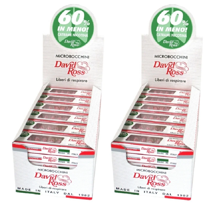 720 Microbocchini David Ross 8 mm 2 Box 72 astucci da 10 Riutilizzabili - Immagine 1 di 1