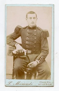 CDV Militaria . Soldat . Militaire du 7 ème Génie . Photo L. Miésenski. AVIGNON - Picture 1 of 2