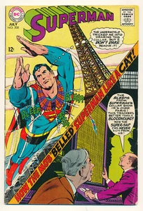 DC Comics Superman Numero #208 Fumetto Neal Adams Copertina Art 4.5 VG+ 1968 - Foto 1 di 2