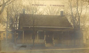 GIRARD RESIDENCE, MARIEVILLE, PQ, RPPC, CANADA, VINTAGE POSTCARD - Picture 1 of 2