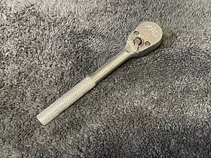 Vintage Mac MR5 1/4" Drive Pear Head Knurled Handle Ratchet USA V1 - Picture 1 of 13