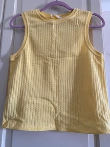 Mango women's Yellow knitted top size Medium - Picture 1 of 4