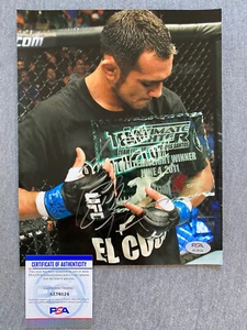 2011 UFC TUF- TONY "EL CUCUY" FERGUSON AUTOGRAPH 8x10 PHOTO PSA/DNA AL76124 - Picture 1 of 1