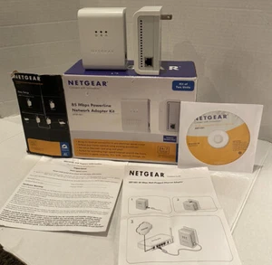 Netgear 85 Mbps Powerline Network Adapter Kit,XETB1001,Extend Your Home Network@ - Picture 1 of 1