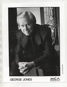 GEORGE JONES - 8 X 10 ORIGINAL PRESS RELEASE PHOTO - Picture 1 of 1