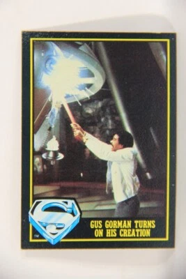 Superman 3 Topps 1983 Card #81 Gus Gorman Turns On His Creation ENG L019146 - Image 1 of 2