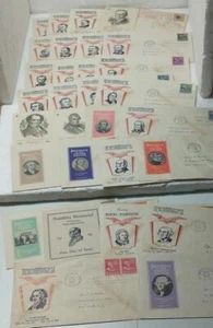 "40424" PRESIDENT 1ST DAY COVER SERIES Washington-Wilson + Stamped/Postmark EX - Picture 1 of 7