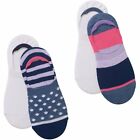 No Boundaries Mid Liner Socks 4 Pack Women's Shoe Size 4-10 Big Stripe  #19