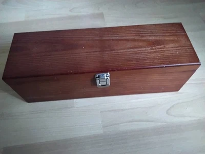 Geschenkbox aus Holz für Wein Flasche  - Bild 1 von 4