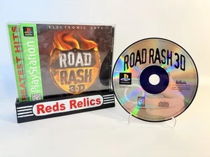 Road Rash 3D PS1 (Sony PlayStation 1, 1998) CIB mit Reg Card, Premium Zustand - Bild 1 von 15
