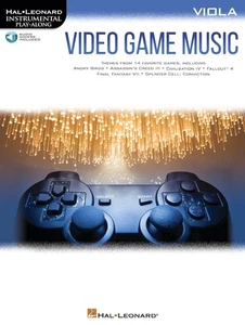Video Game Music for Viola Solo Theme Sheet Music Play-Along Book Online Audio - Picture 1 of 1