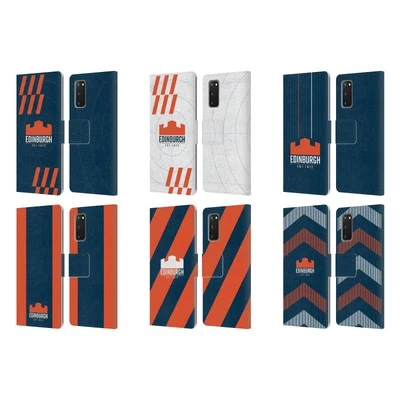 OFFICIAL EDINBURGH RUGBY LOGO ART LEATHER BOOK WALLET CASE FOR SAMSUNG PHONES 1 - Image 1 of 4