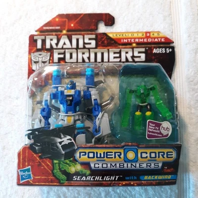 Hasbro Transformers Power Core Combiners Searchlight & Backwind MOSC NEW 2010 - Image 1 of 4