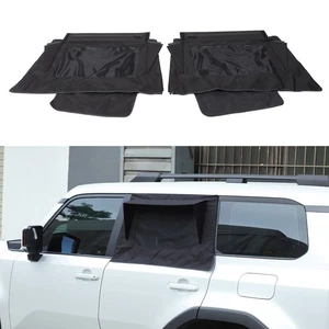 Rear Side Window Cover Sun Shade Visor Blind Fits Toyota Land Cruiser 2024+ - Picture 1 of 24