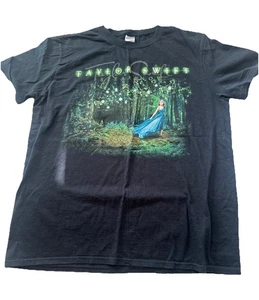 TAYLOR SWIFT SPEAK NOW T SHIRT SIZE L TOUR CONCERT VINTAGE RARE 2011 MUSIC Y2K B - Picture 1 of 14